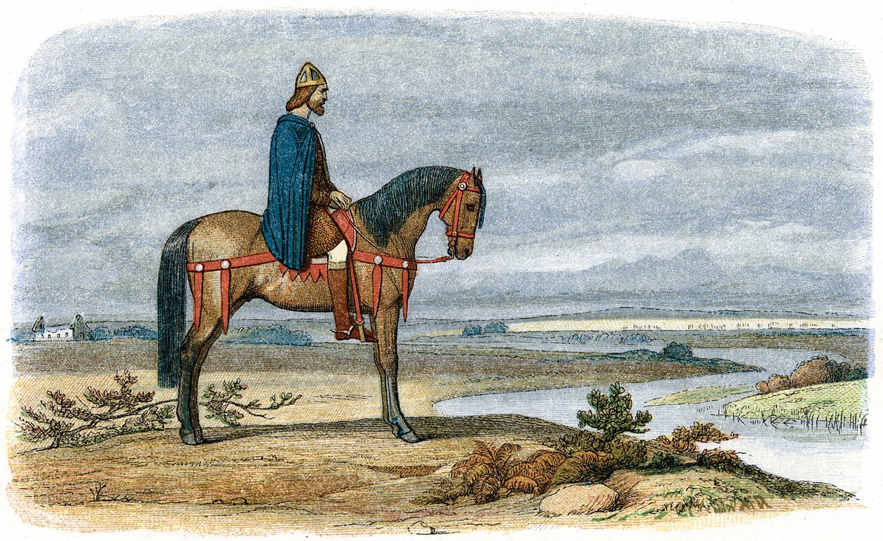 Alfred Veliký 849-899, anglosaský král Wessexu z let 871, 885 1864 od Unbekannt