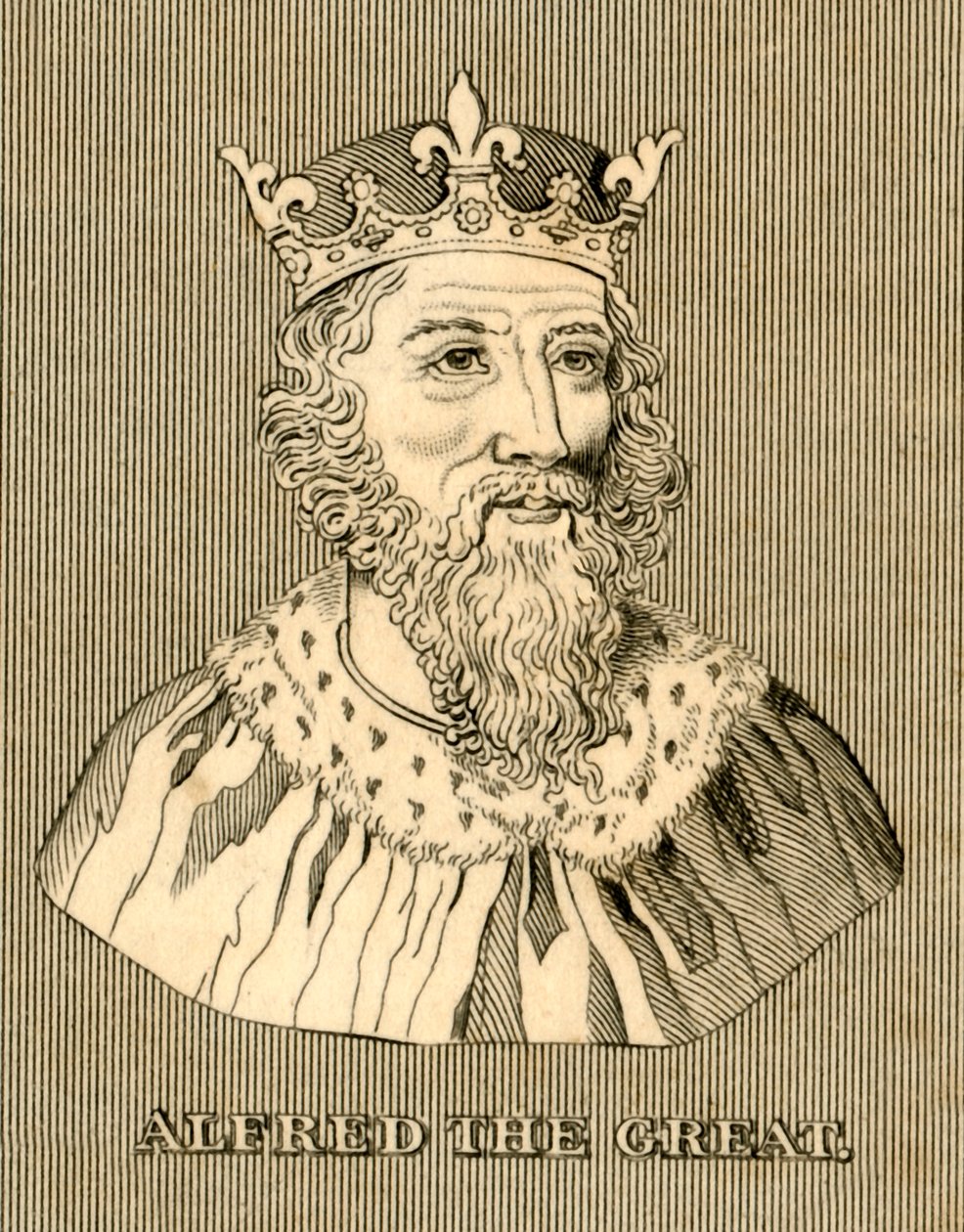 Alfréd Veliký, c847-899, 1830. od Unbekannt