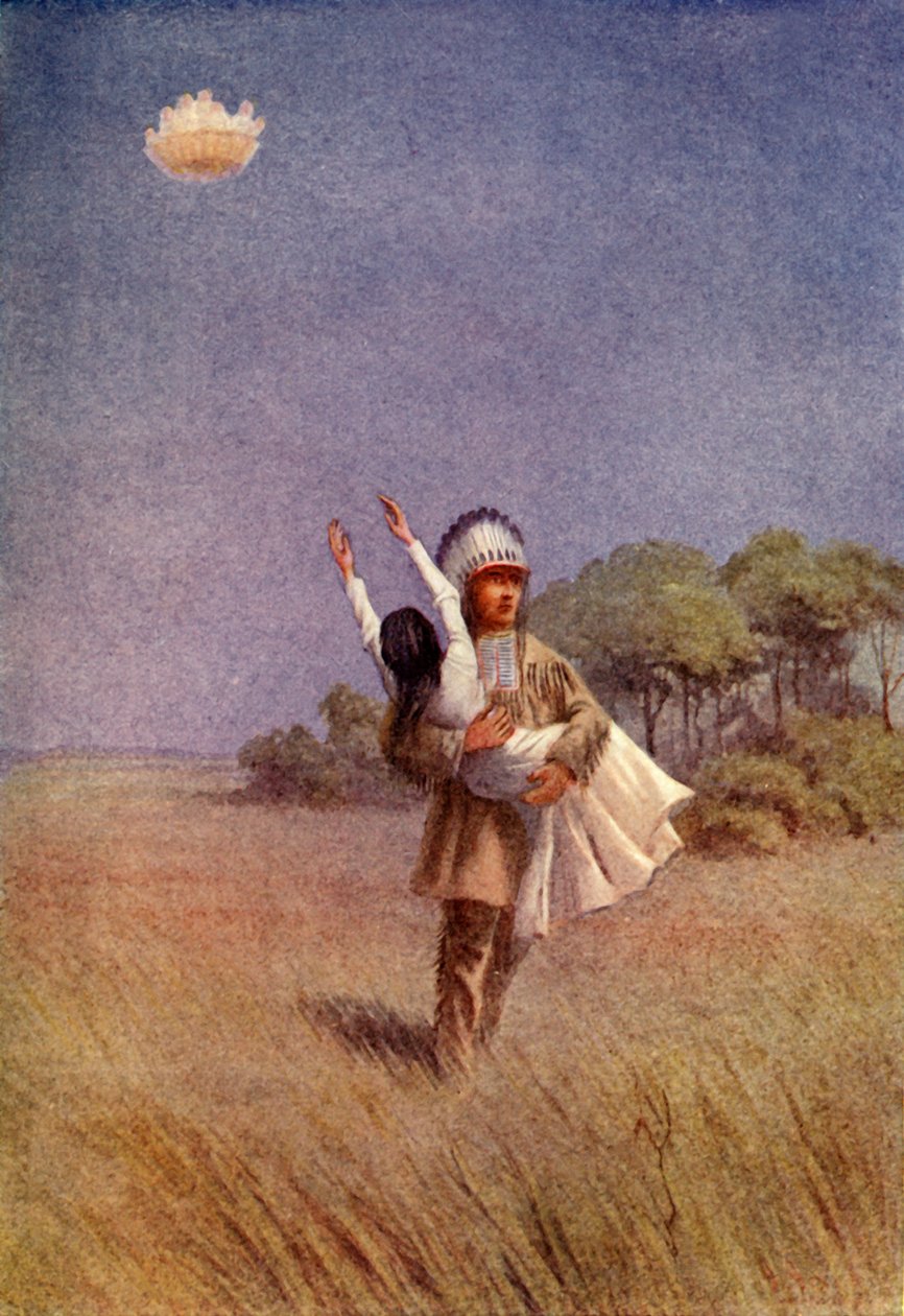 „Algon nese zajatou pannu domů do své lóže“, 1914. od Unbekannt