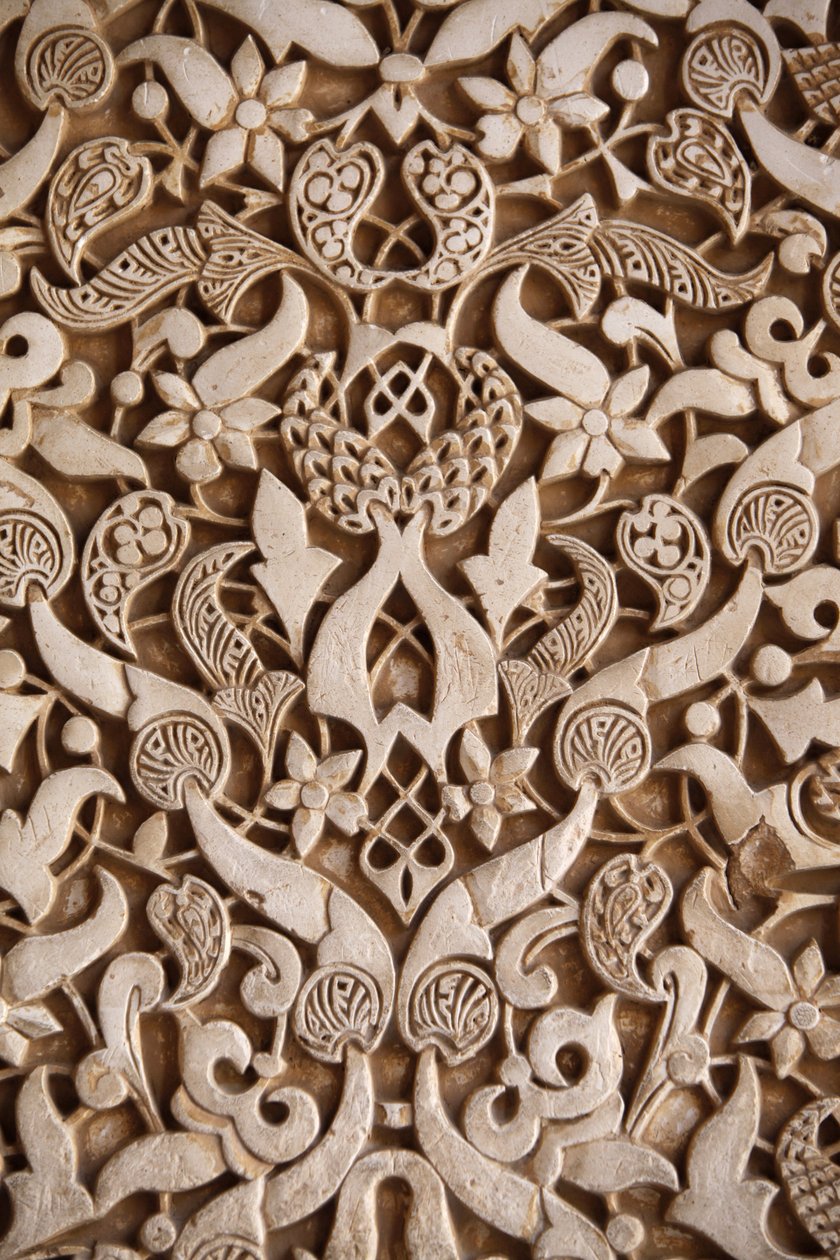 Alhambra - Paláce Nasrid - Palác lvů soch od Unbekannt