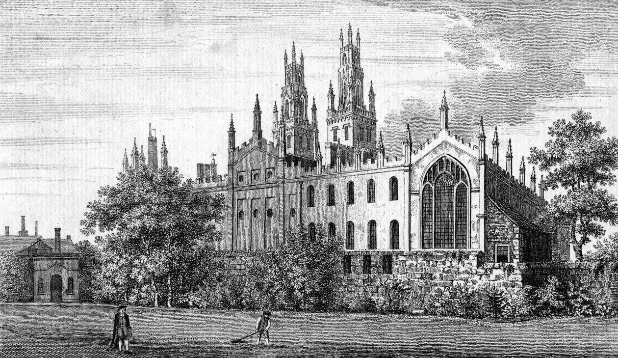 All Souls College, Oxfordská univerzita od Unbekannt