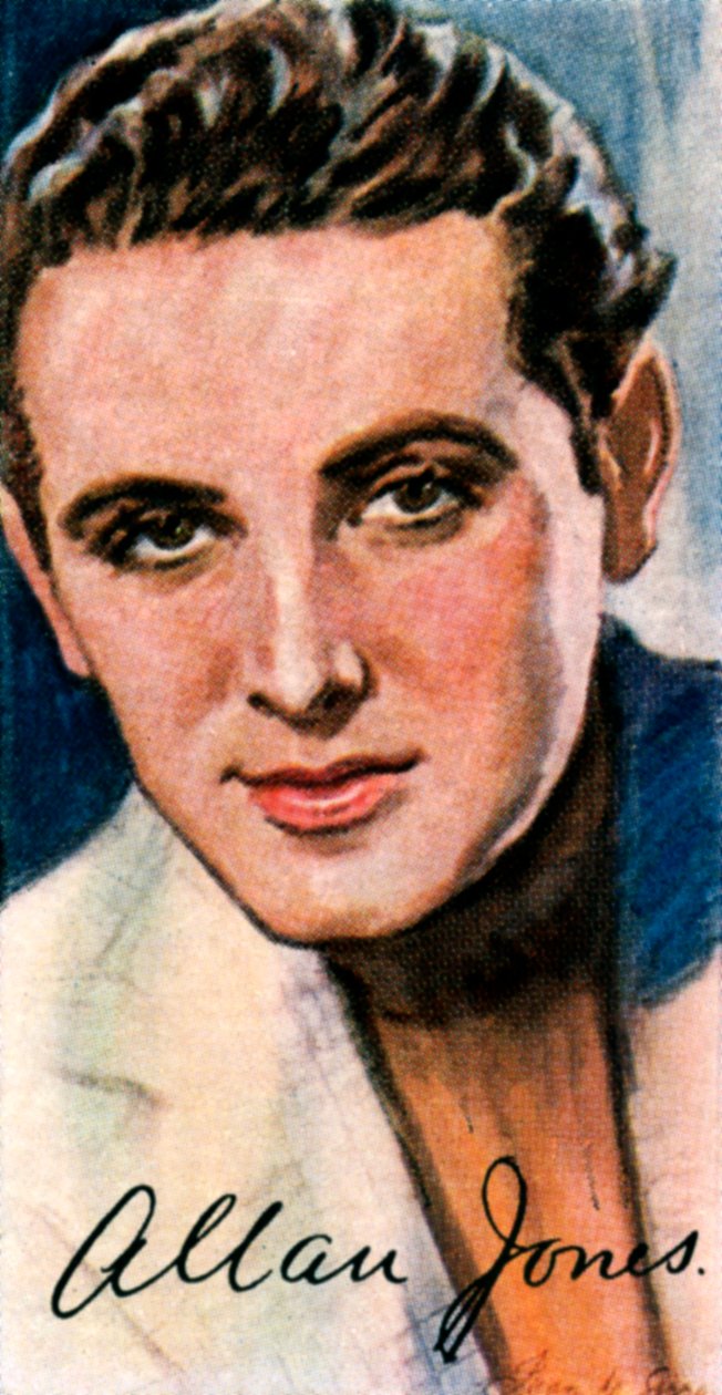 Allan Jones, 1907-1992, americký herec a zpěvák, 20. století od Unbekannt