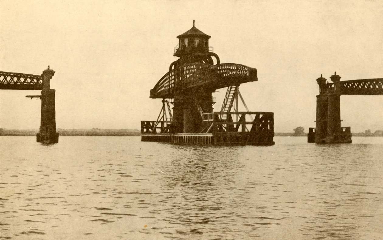 Swing Bridge Alloa, 1930. od Unbekannt