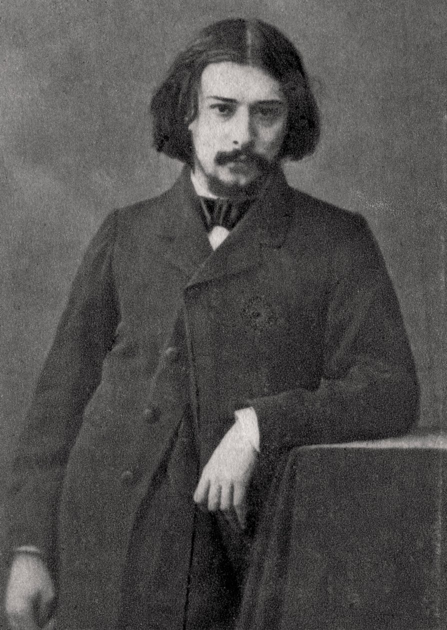 Alphonse Daudet, francouzský romanopisec, 1869 od Unbekannt