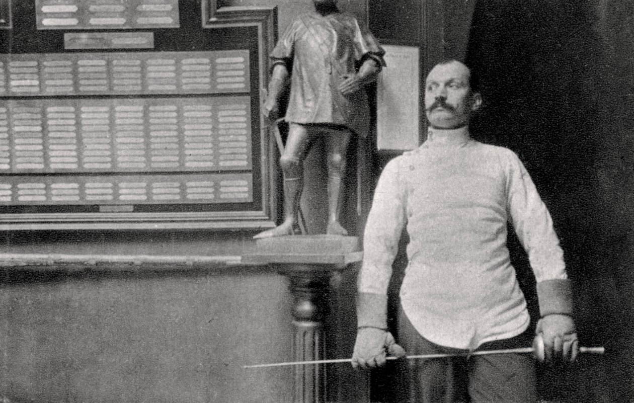 Alphonse Kirchoffer , francouzský šermíř, 1904 od Unbekannt