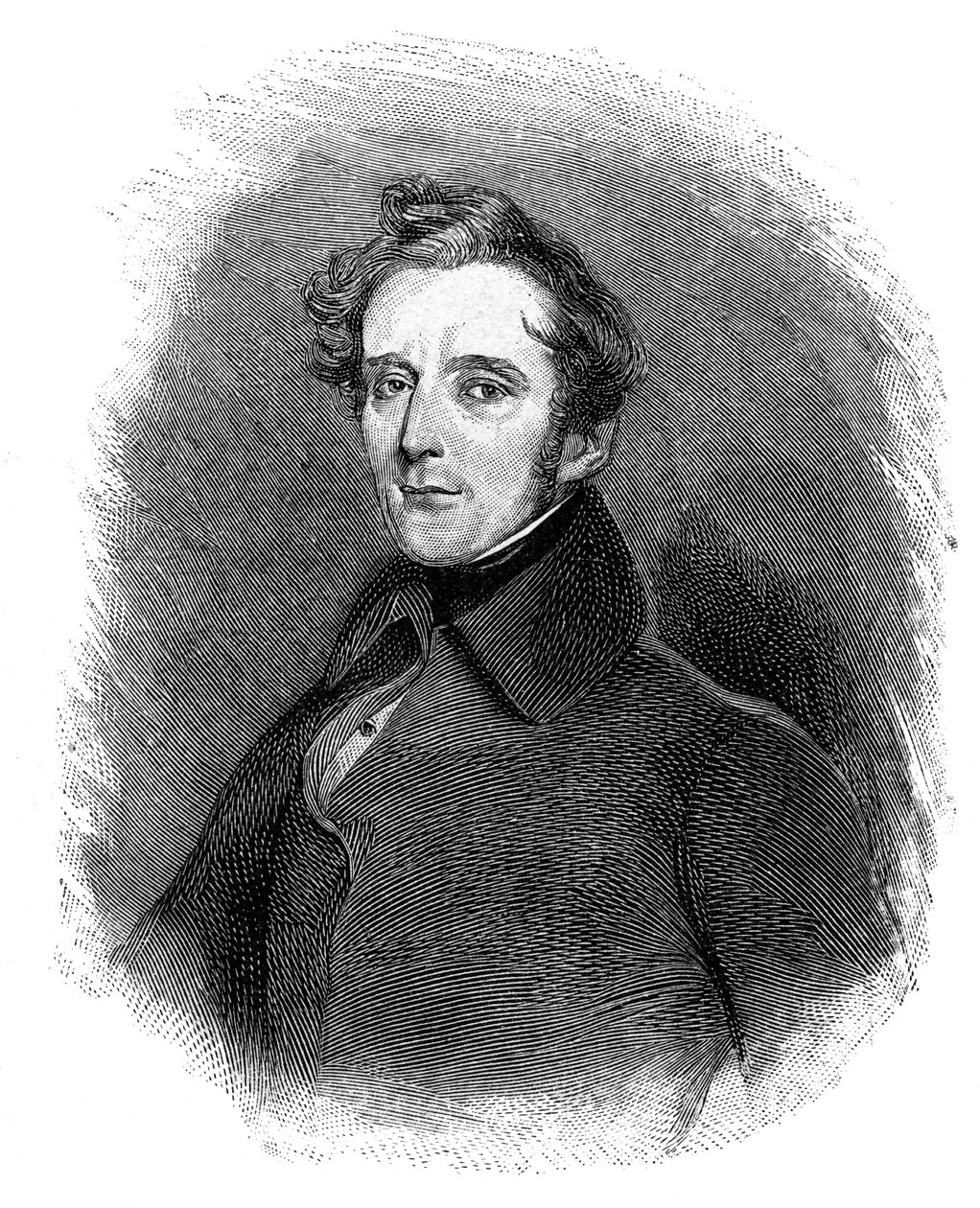Alphonse de Lamartine 1790-1869, francouzský spisovatel, básník a politik, 1900 od Unbekannt