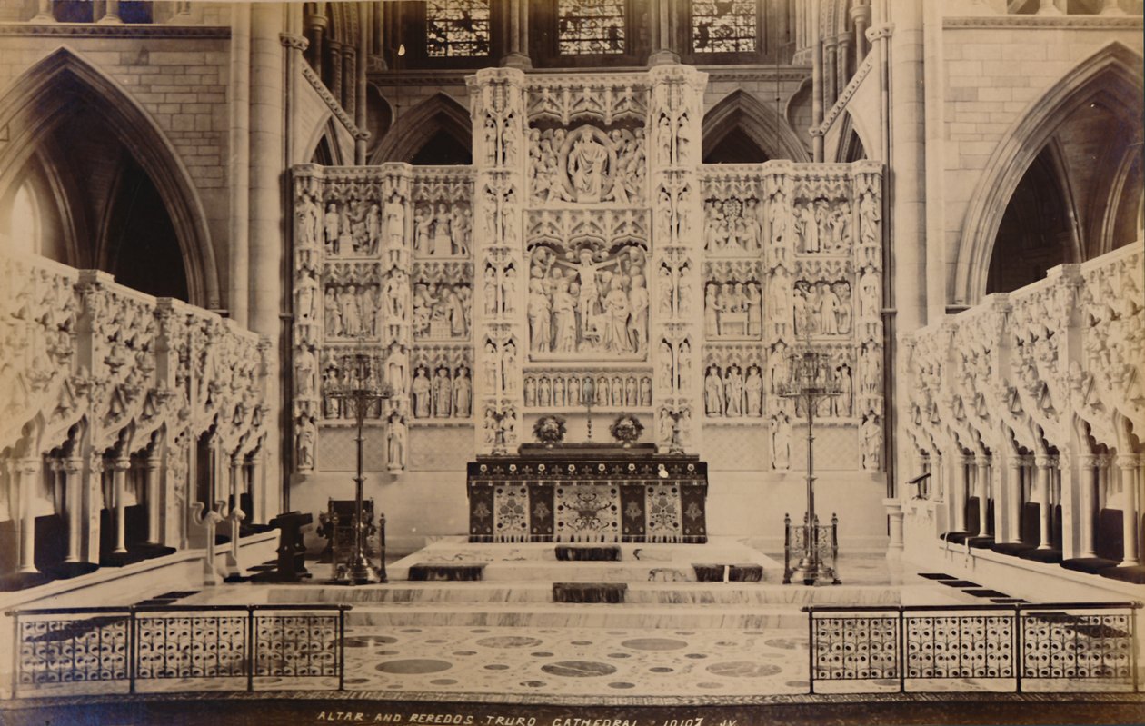 Oltář a katedrála Reredos Truro, 1929. od Unbekannt