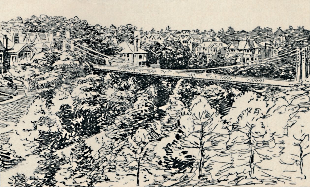 Visutý most Alum Chine, 1929 od Unbekannt
