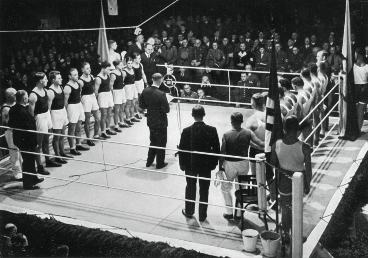Soutěž amatérského boxu mezi Německem a Polskem, 1936 od Unbekannt
