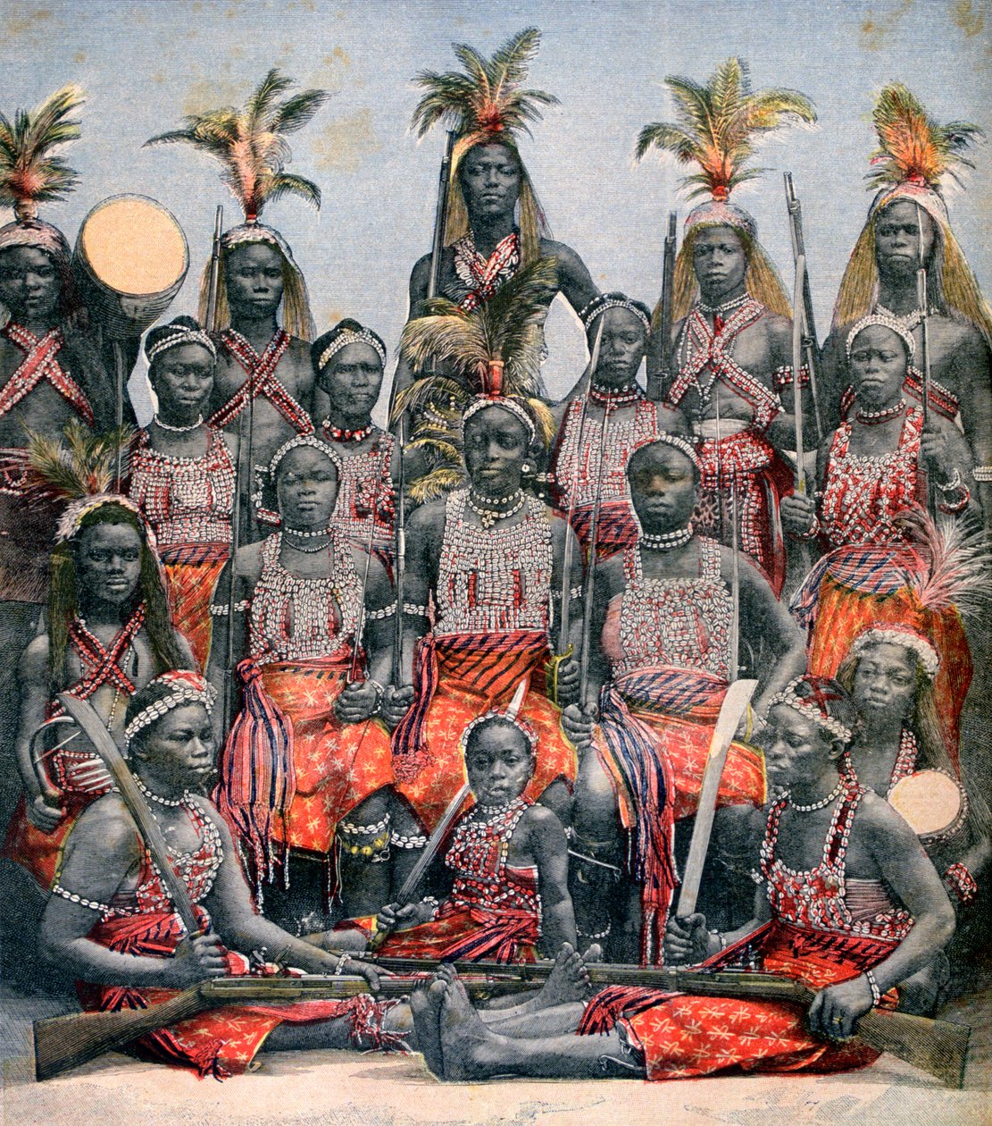 Amazonští válečníci, 1891 od Unbekannt