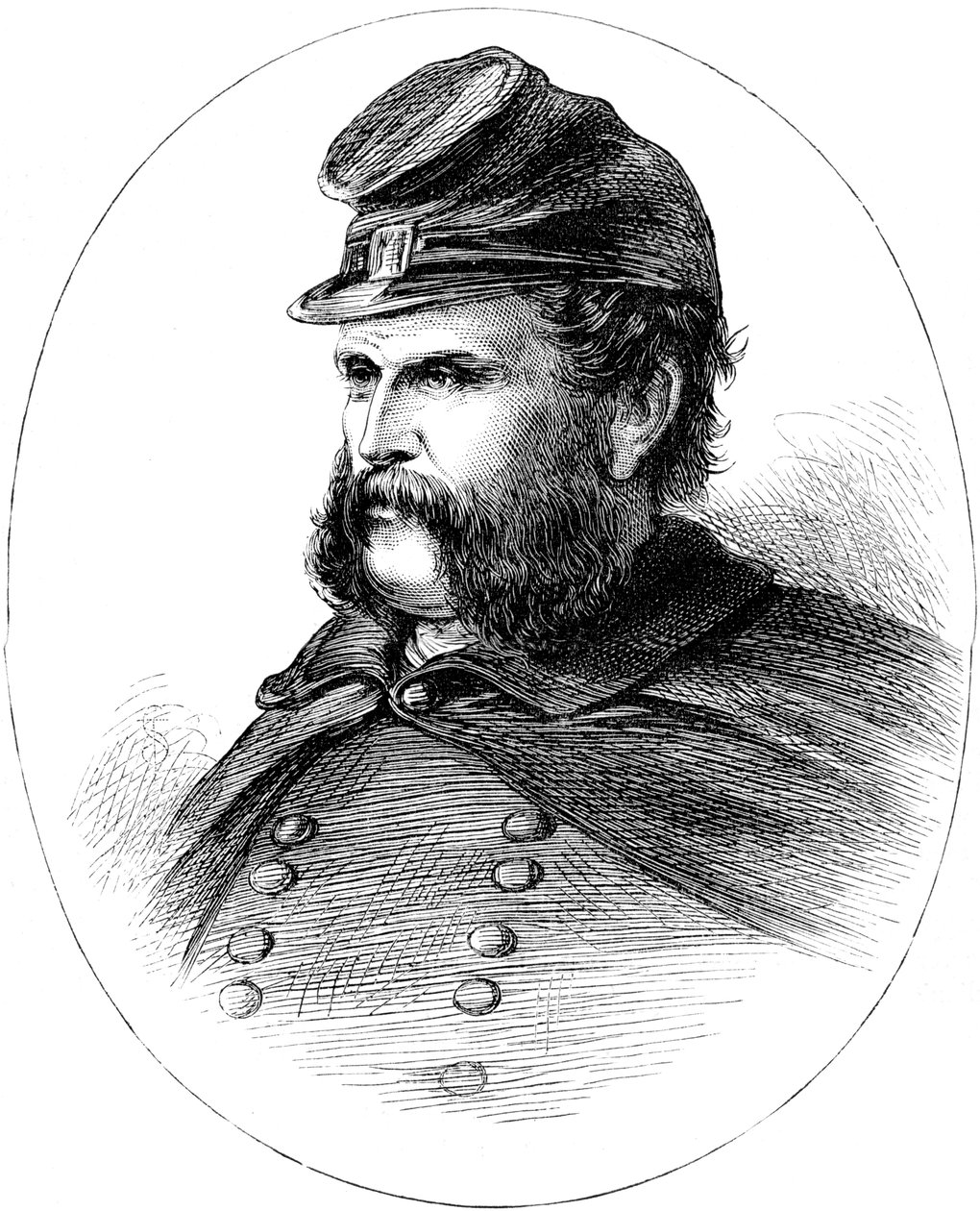 Ambrose Burnside, unijní generál americké občanské války, c1880 od Unbekannt