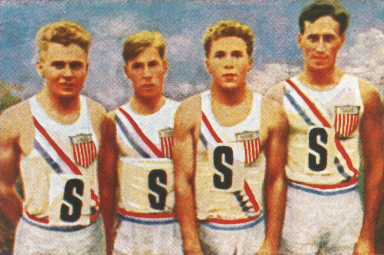 Americký tým, štafeta 4 x 100 m, 1928. od Unbekannt
