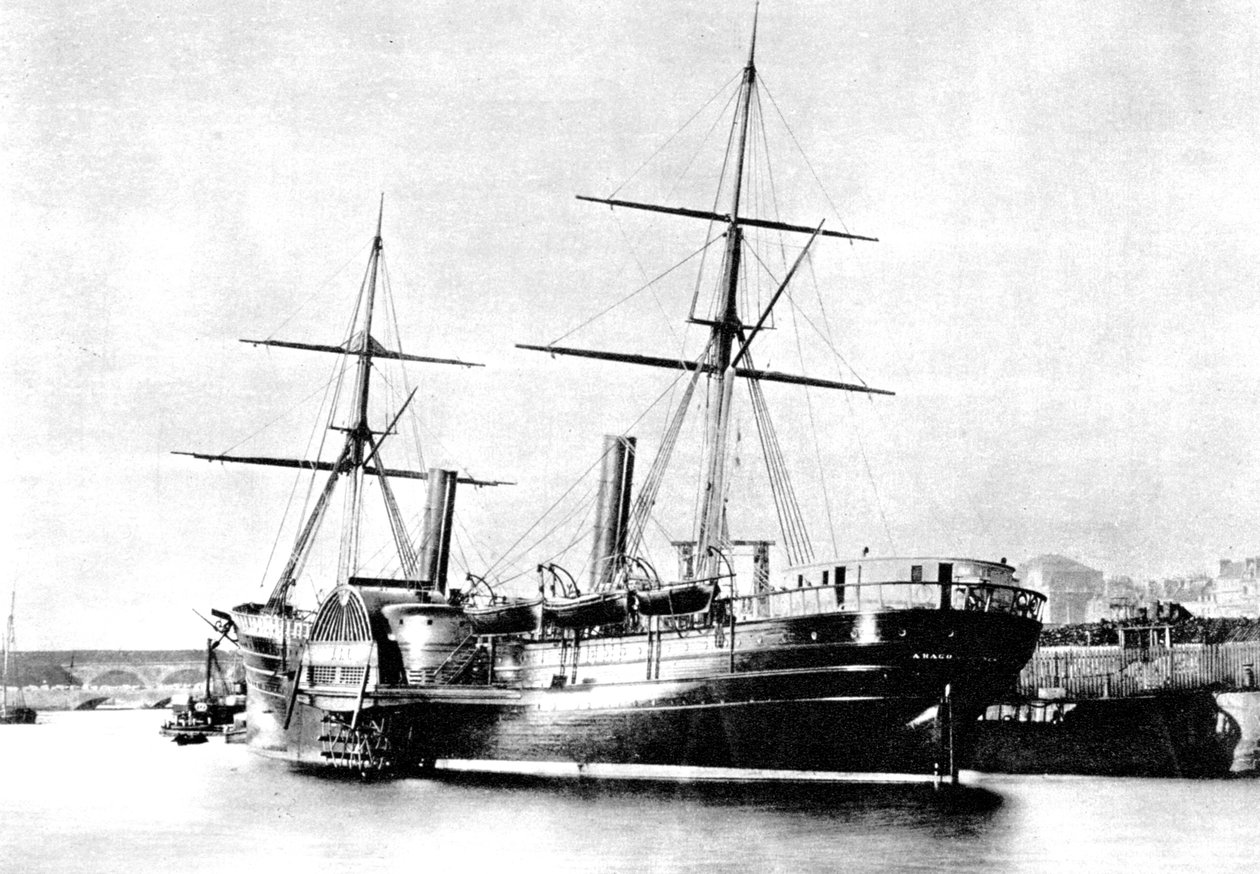 Americký transatlantický parník, Arago, 1856 od Unbekannt