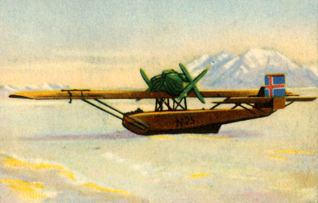Amundsens Dornier Do J Wal v polárním ledu, 1925, 1932. od Unbekannt