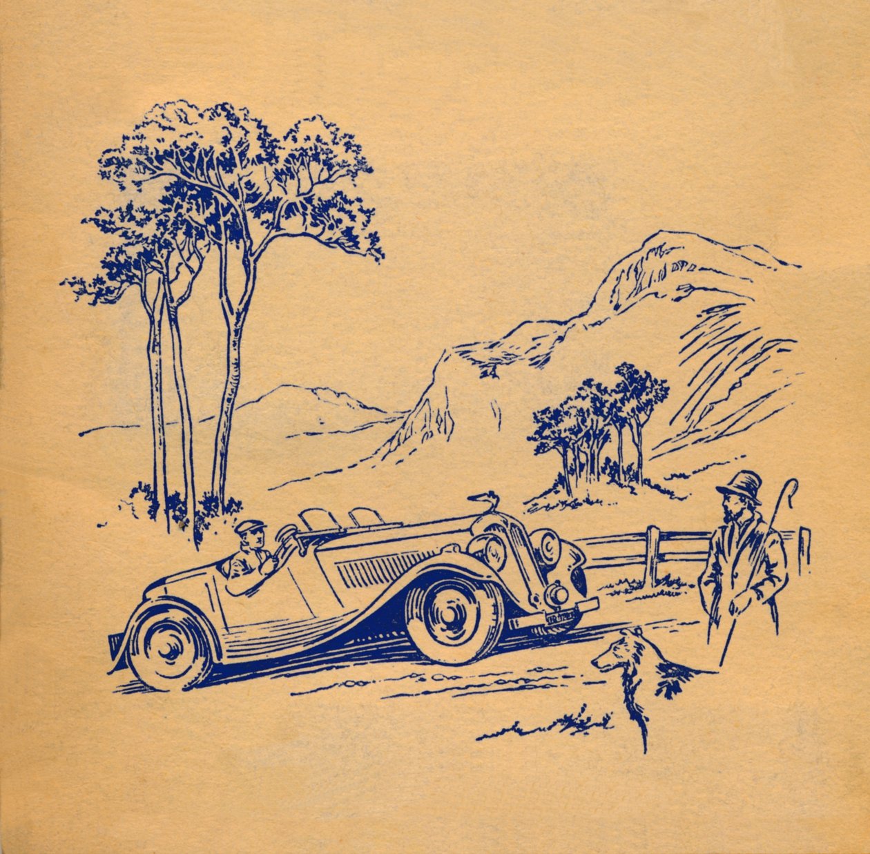 Přední strana obálky An Album of Motor Cars, c1936 od Unbekannt