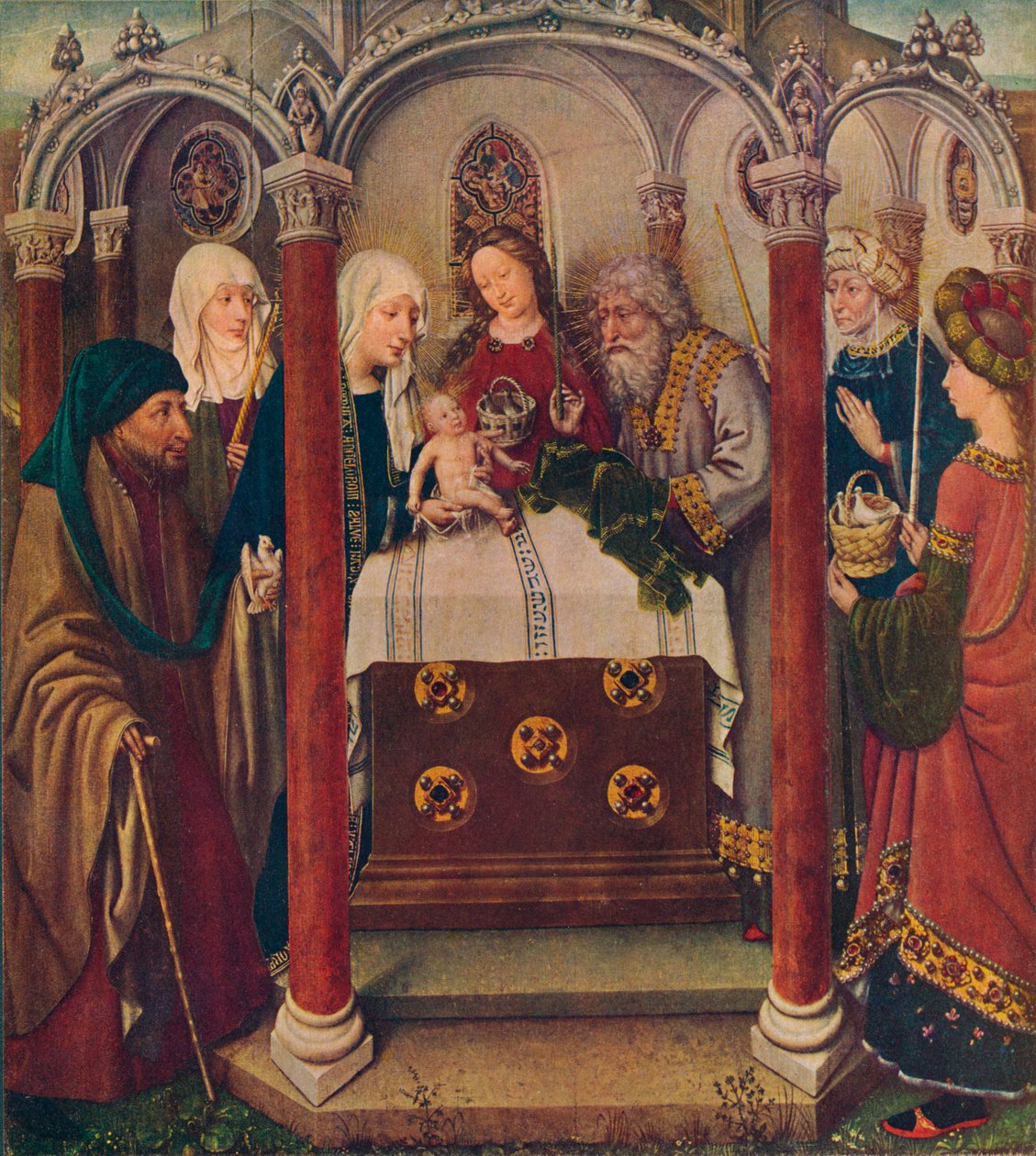 Altar-Piece od Maitre de Flemalle, 1907 od Unbekannt