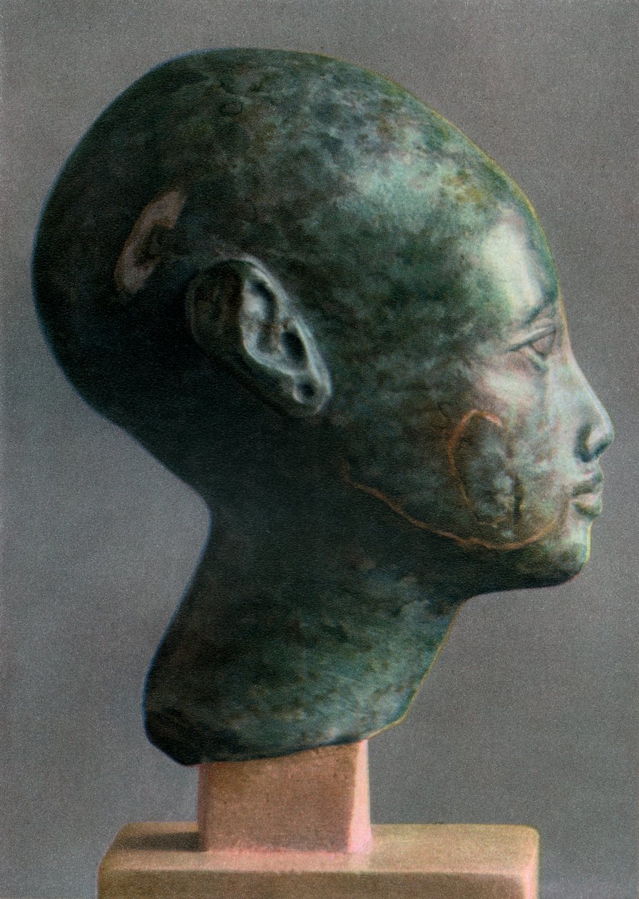 Starověká egyptská princezna, c1370 př.nl 1936 od Unbekannt