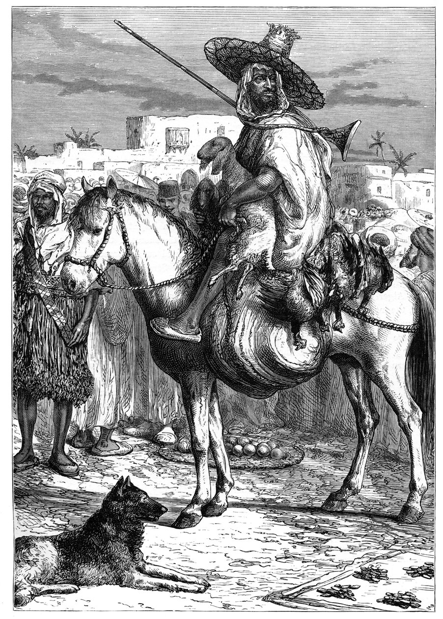 Arabský obchodník v Tlemcenu, Alžírsko, c1890 od Unbekannt