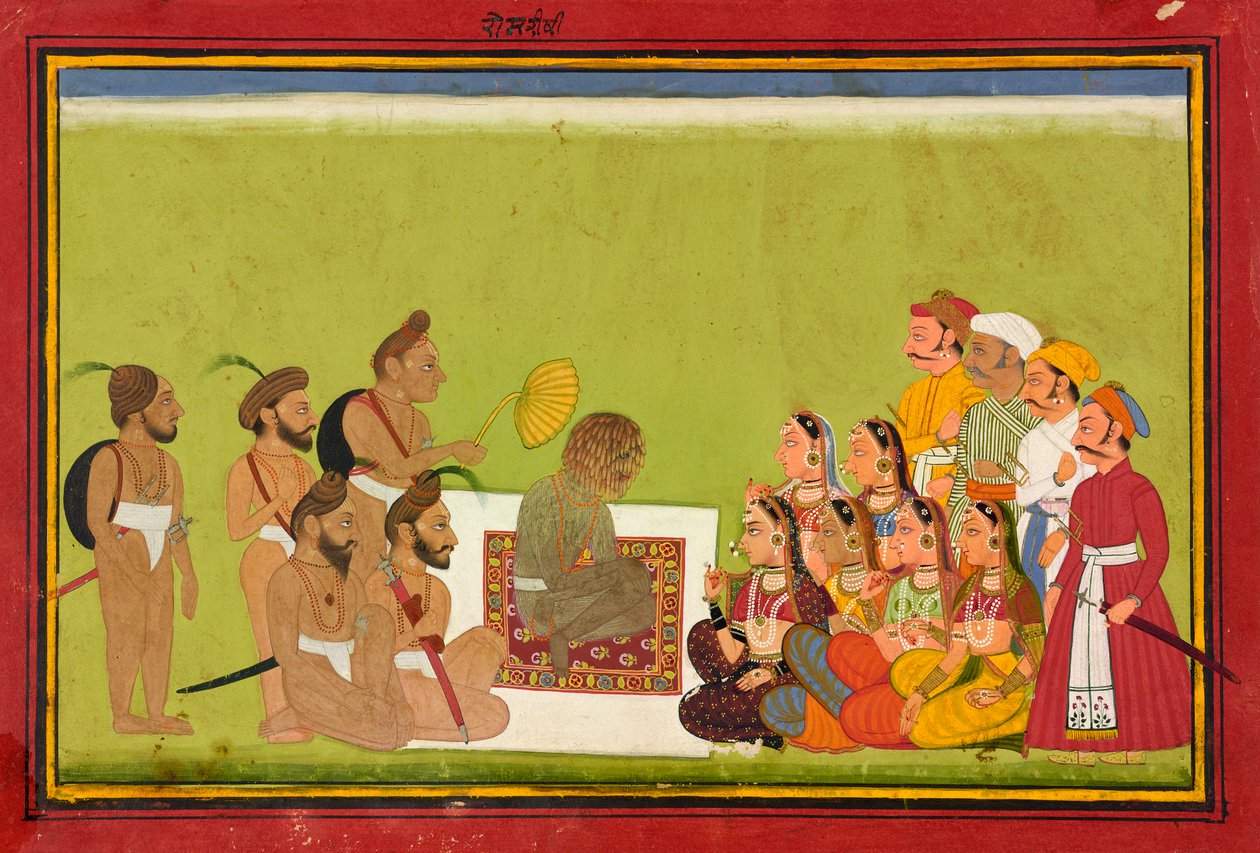 Audience s Rom Rishi, ca. 1700-1725. od Unbekannt