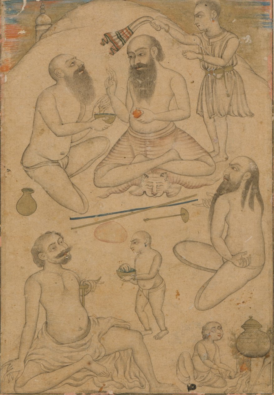 Tábořiště jogínů, ca. 1660. od Unbekannt