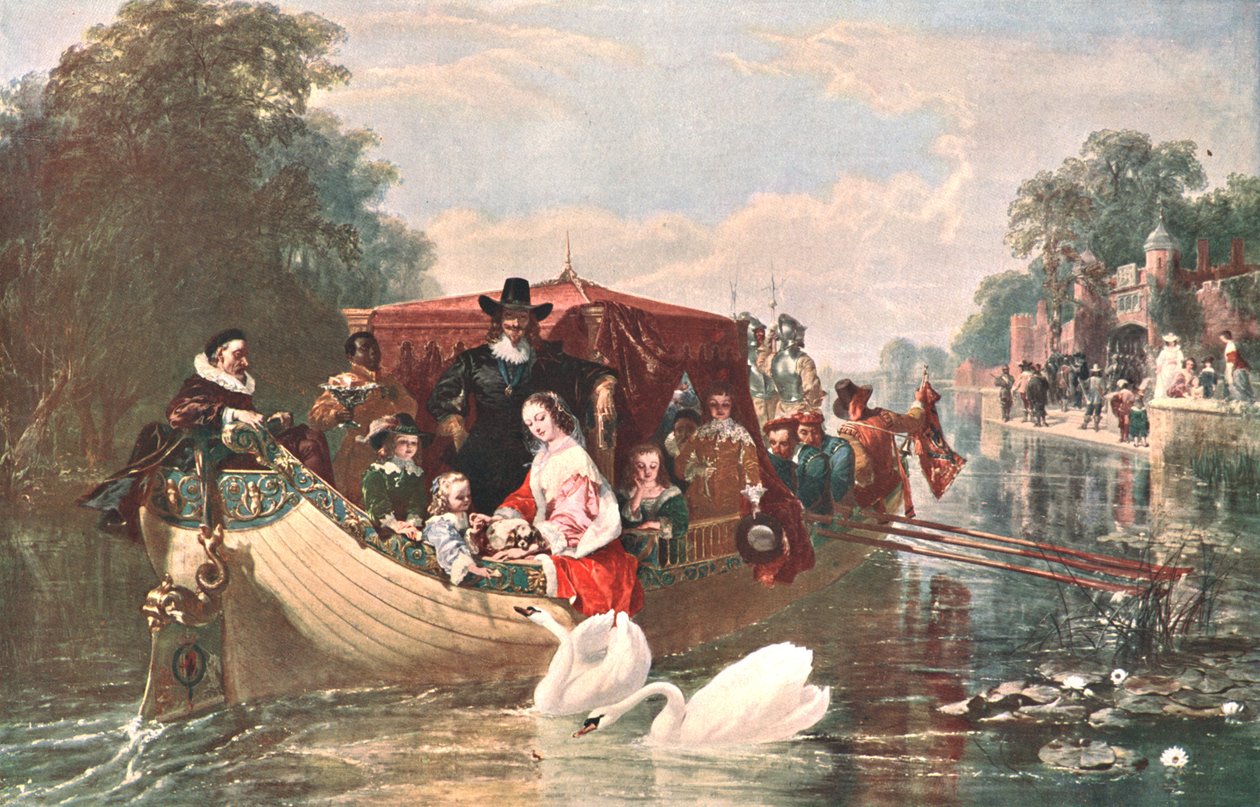 Epizoda v šťastnějších dnech Karla I., 1853, c1902. od Unbekannt