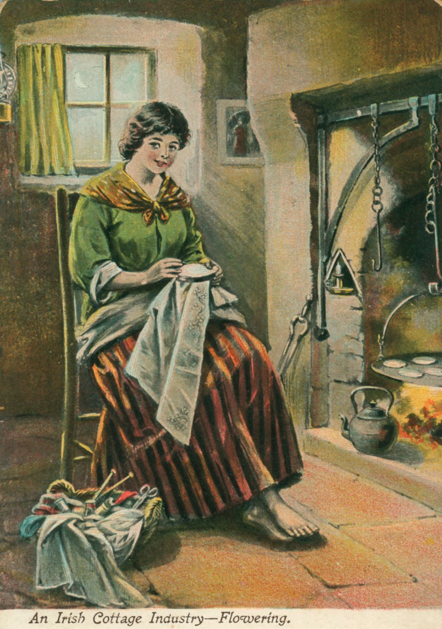 Irský chatařský průmysl - kvetení od Unbekannt