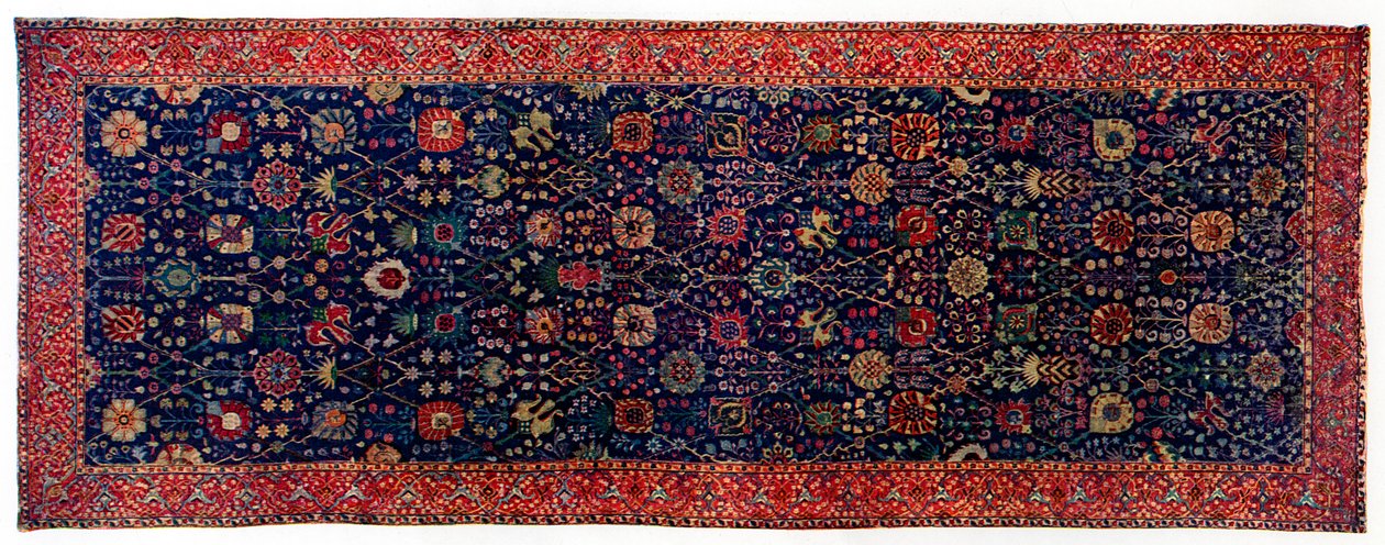 Isphahanský koberec ze 16. století, 1910 od Unbekannt