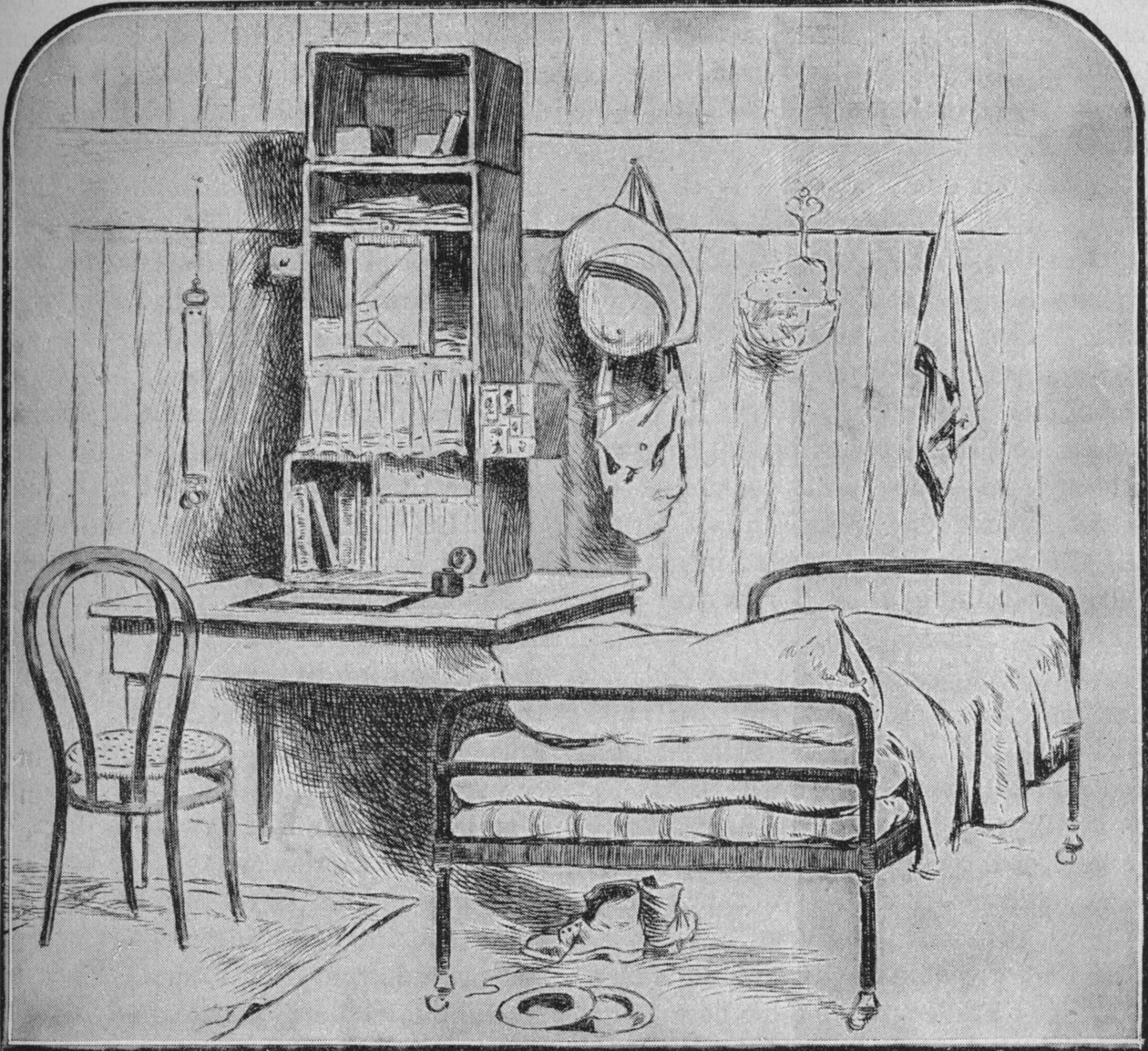 Důstojnická místnost v Pretorii, 1902 od Unbekannt