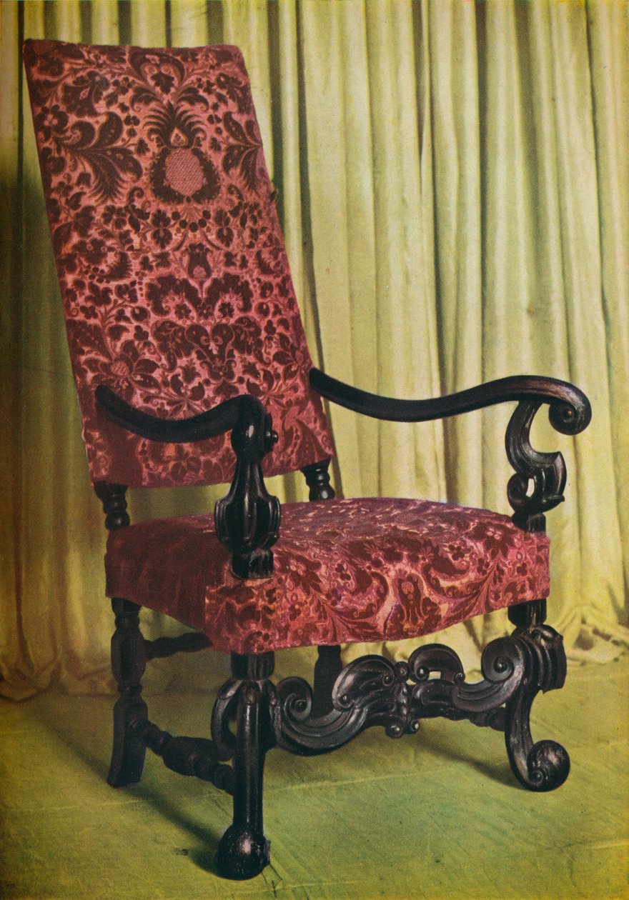 Čalouněné křeslo, c1680 od Unbekannt