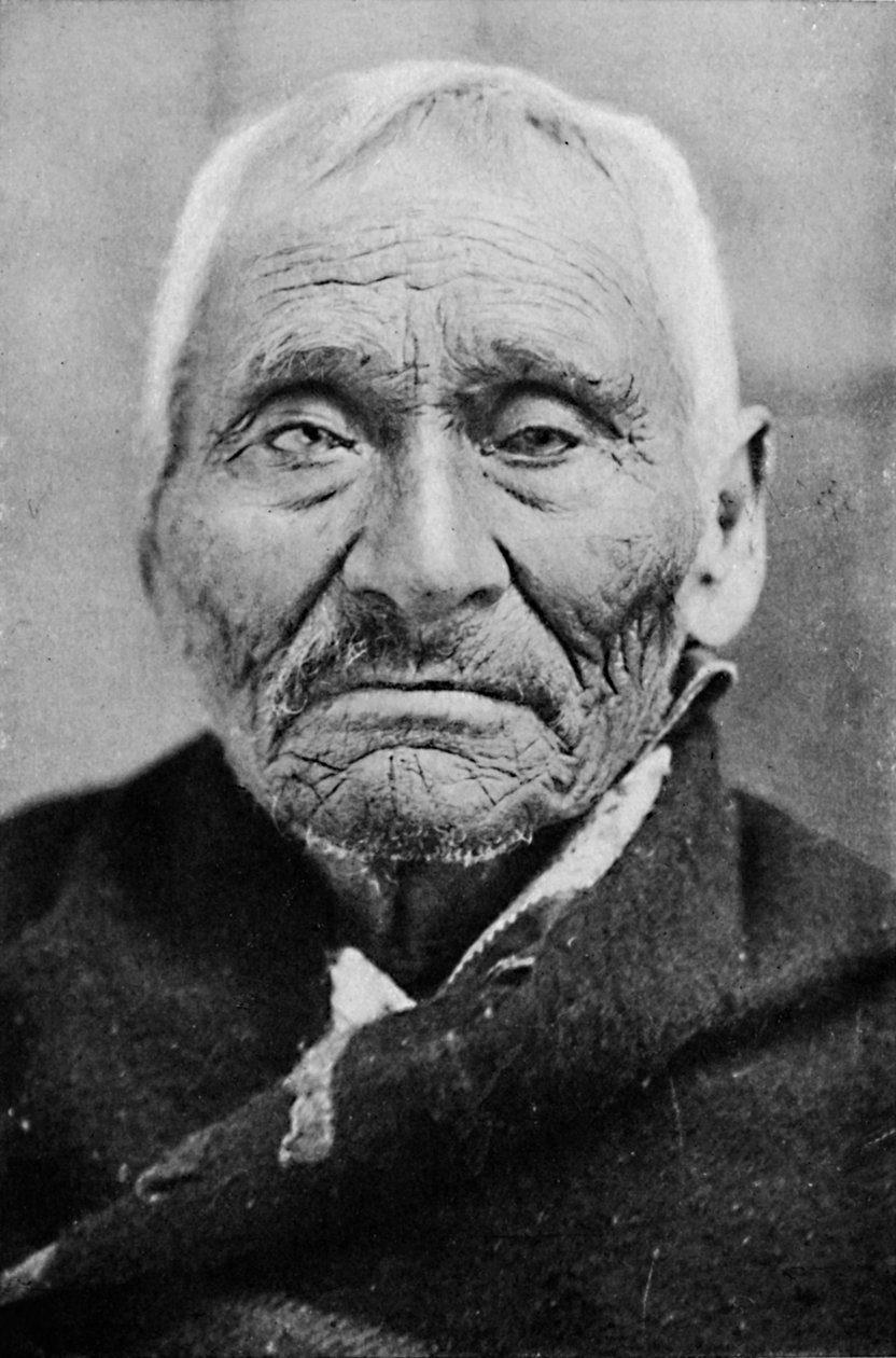 Starý indián Tlingit z Aljašky, 1912 od Unbekannt