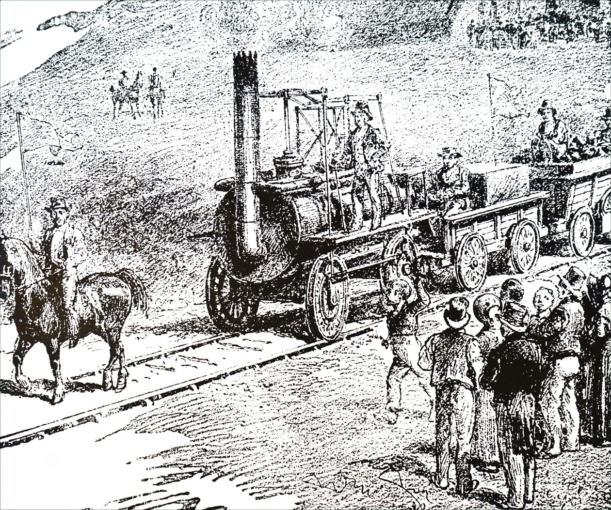 Motorová lokomotiva, kterou jsem postavil George Stephenson od Unbekannt