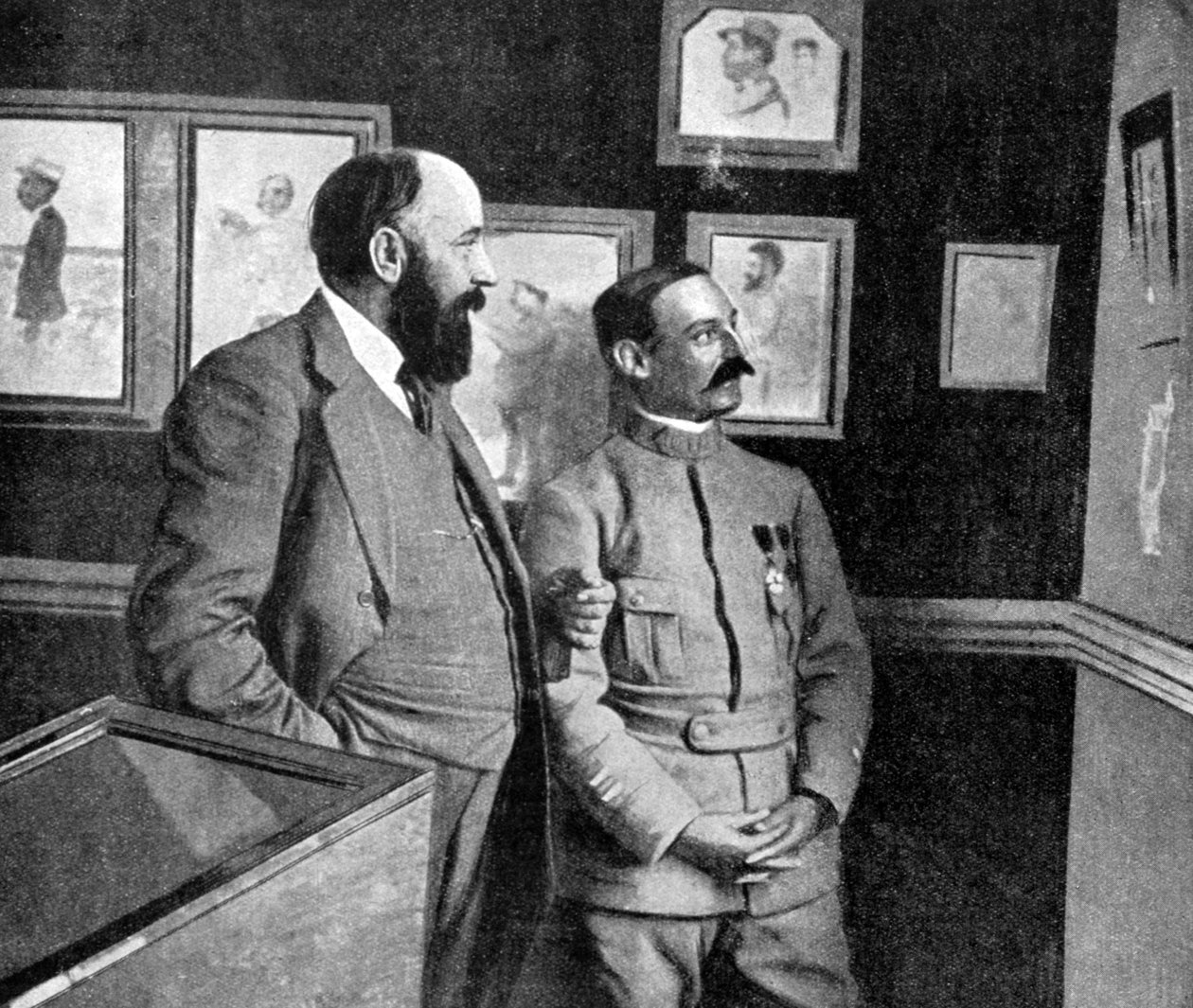 Výstava umění francouzských vojáků bojujících v Champagne, Francie, světová válka, 1915 od Unbekannt