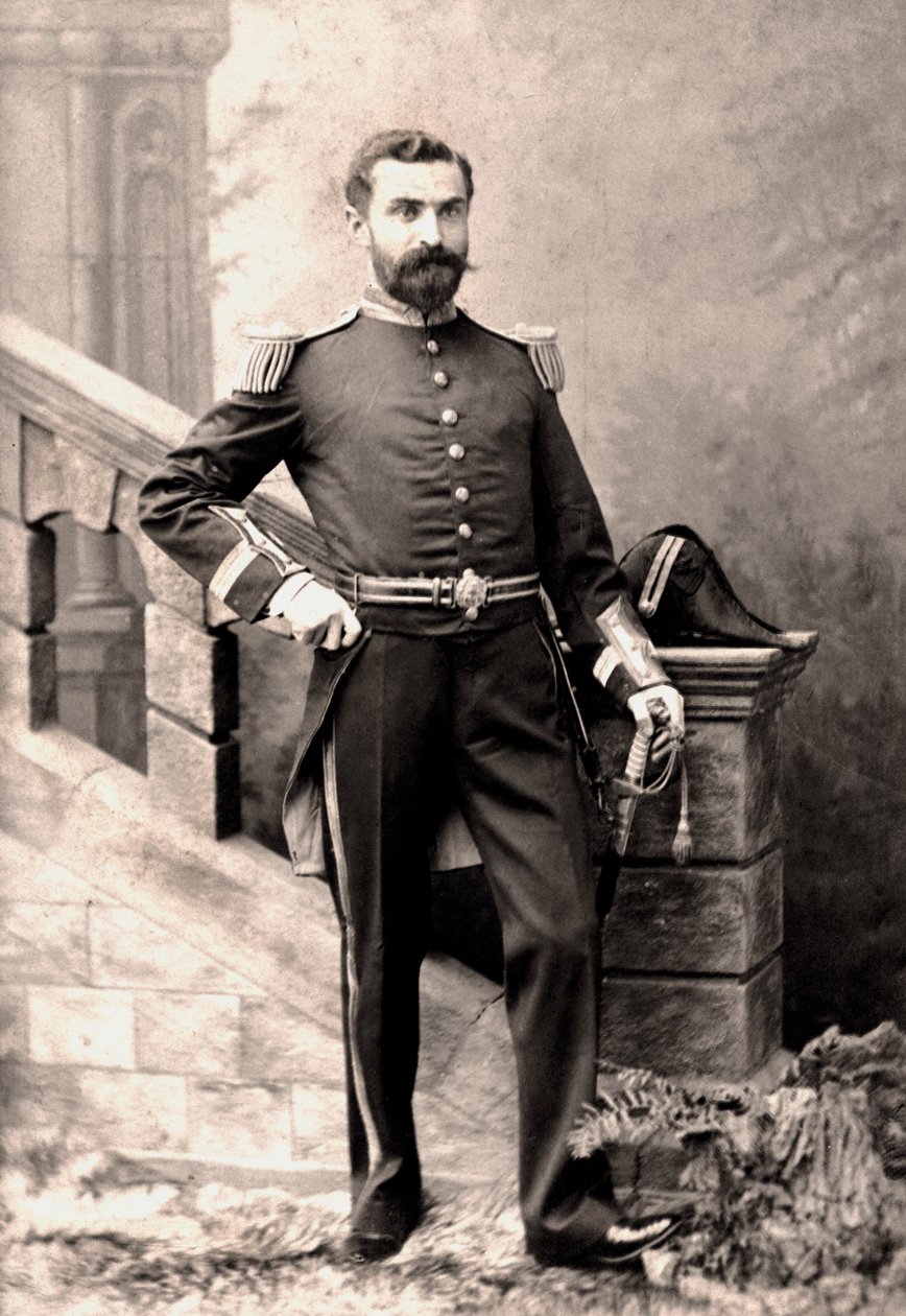Důstojník v plné uniformě, začátek 20. století od Unbekannt