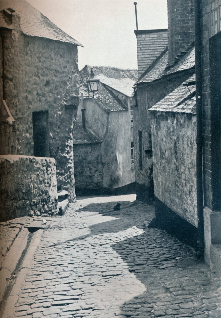 Stará část St Ives, Cornwall, plánovaná jako vyklízecí oblast slumů, 1935 od Unbekannt