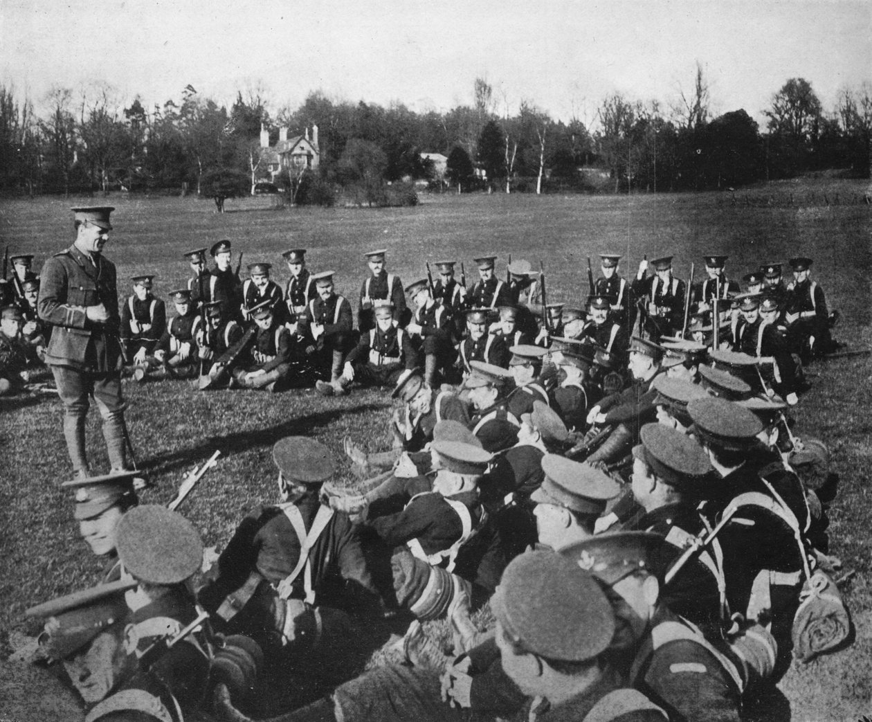 Přednáška pod širým nebem v Parks, Oxford, 1915 od Unbekannt