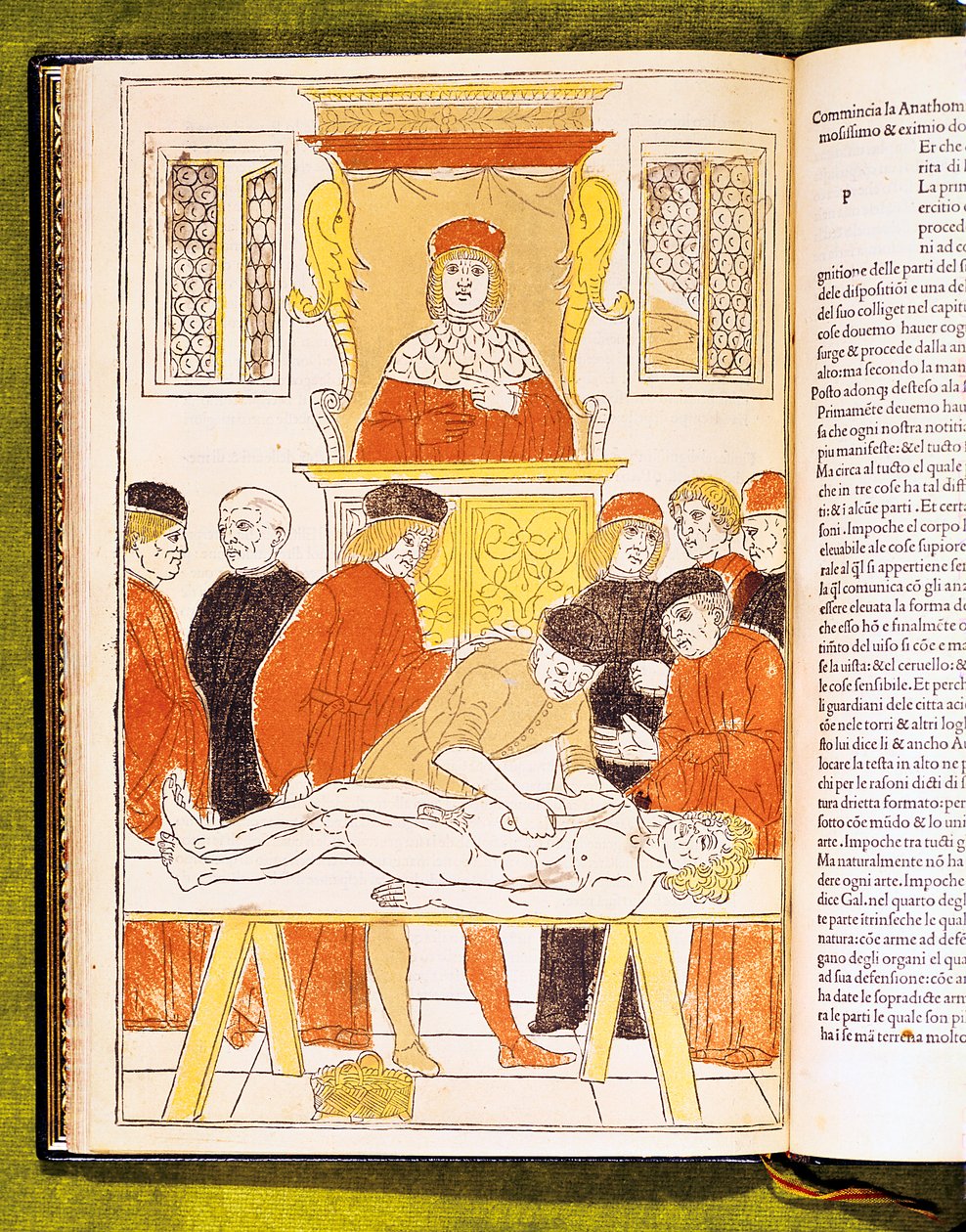 Přednáška z anatomie v Padově, Itálie, 1483 od Unbekannt