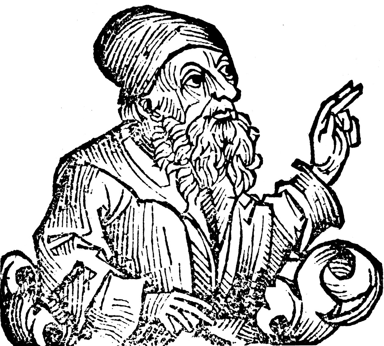 Anaxagoras c500-428 př.nl, starověký řecký filozof, 1493 od Unbekannt