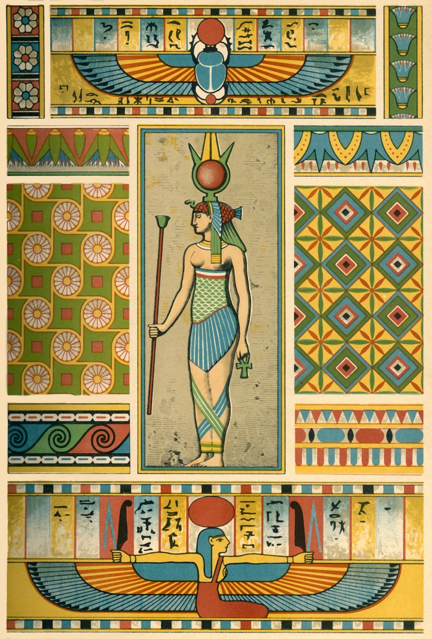 Starověká egyptská dekorace, 1898. od Unbekannt