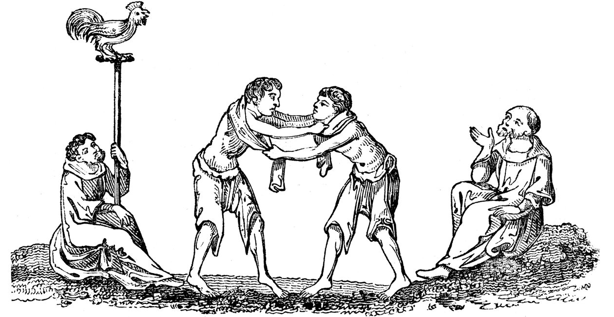 Starověký zápas, 1833 od Unbekannt