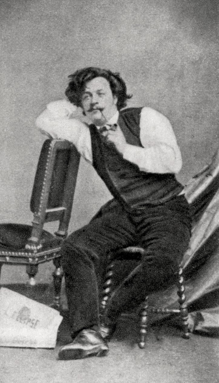 Andre Gill, francouzský karikaturista, 1868 od Unbekannt