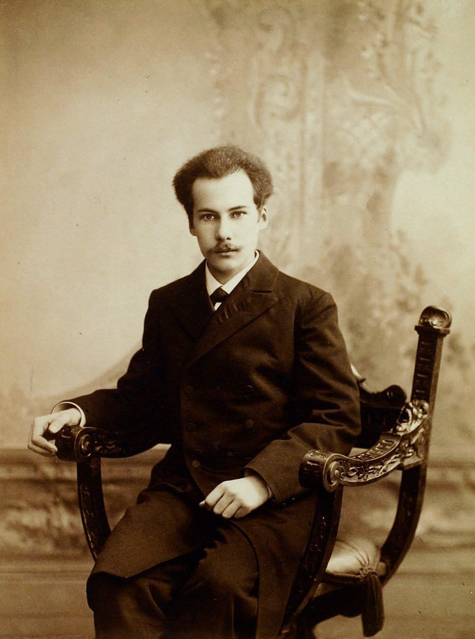 Andrei Bely , ruský prozaik a básník, 1904 od Unbekannt