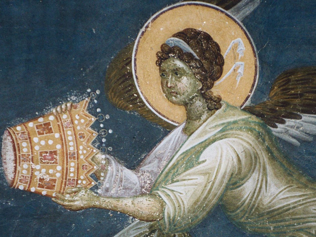 Anděl s korunou, 1321-1322 od Unbekannt