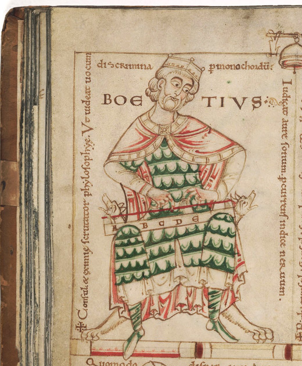 Anicius Manlius Severinus Boethius Od: De institutione musica od Boethia, 12. století od Unbekannt