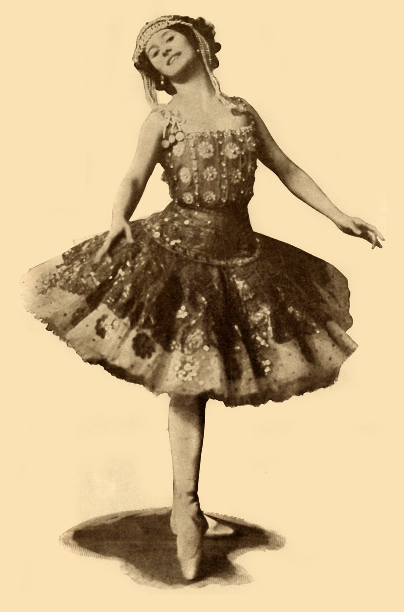 Anna Pavlová, c1910. od Unbekannt
