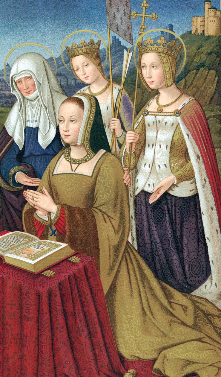 Anna Bretaňská 1476-1514, vévodkyně z Bretaně a královna Francie od Unbekannt