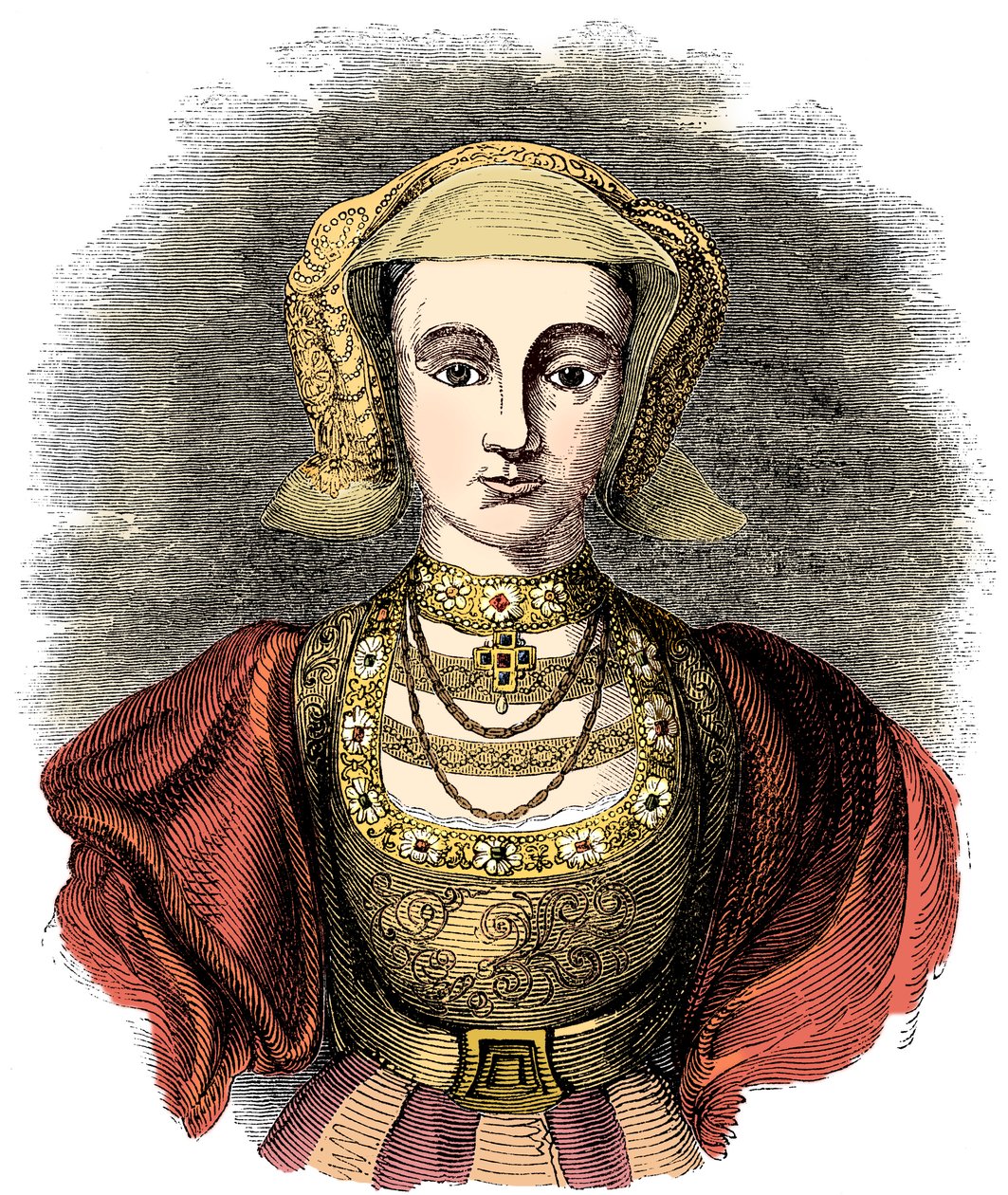 Anna Cleves 1515-1557, čtvrtá manželka Jindřicha VIII z Anglie, 19. od Unbekannt