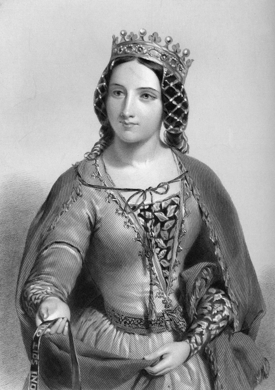 Anna z Warwicku 1456-1485, královna choť krále Richarda III., 1851 od Unbekannt