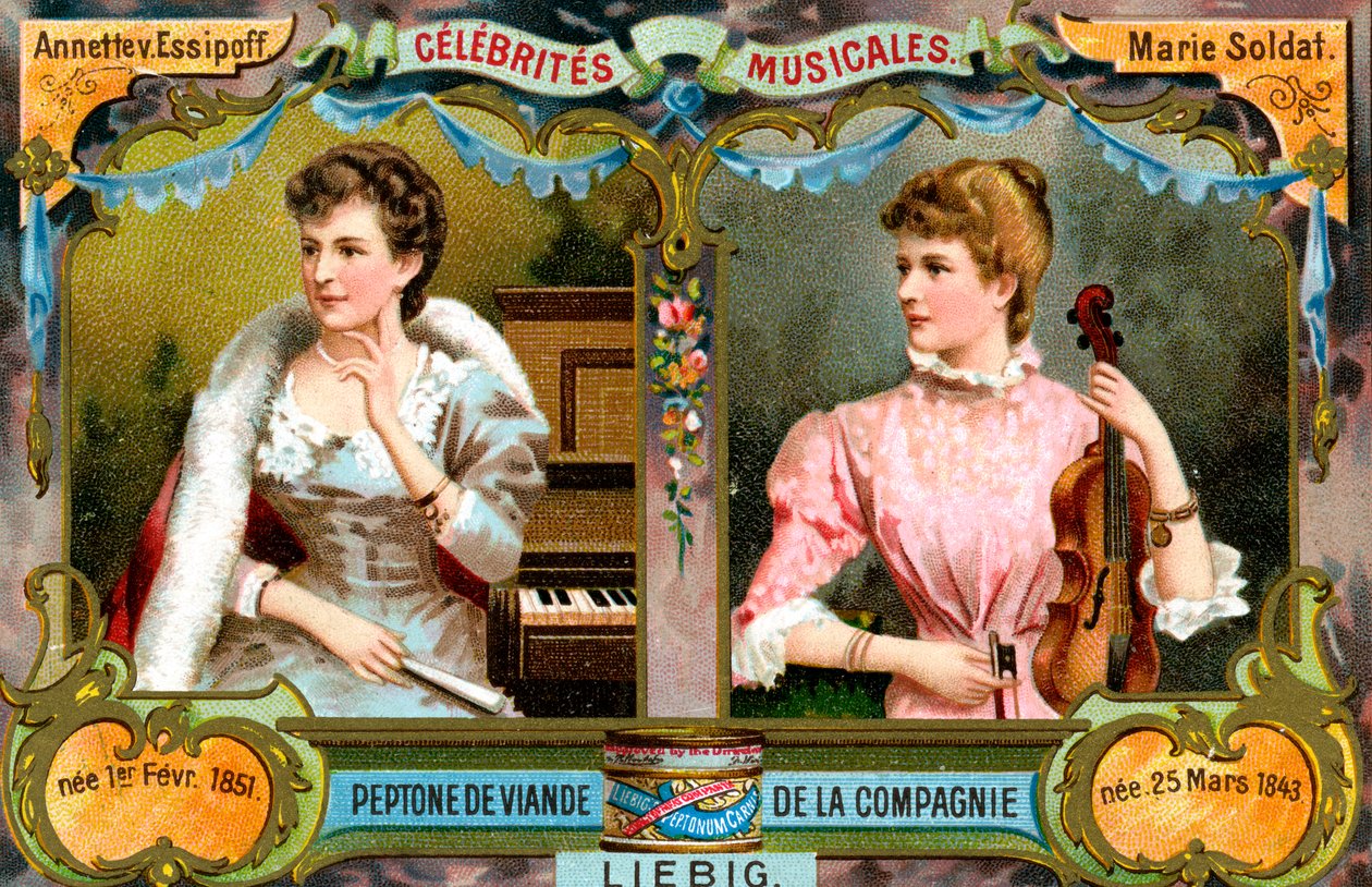 Annette von Essipoff a Marie soldat, c1900 od Unbekannt