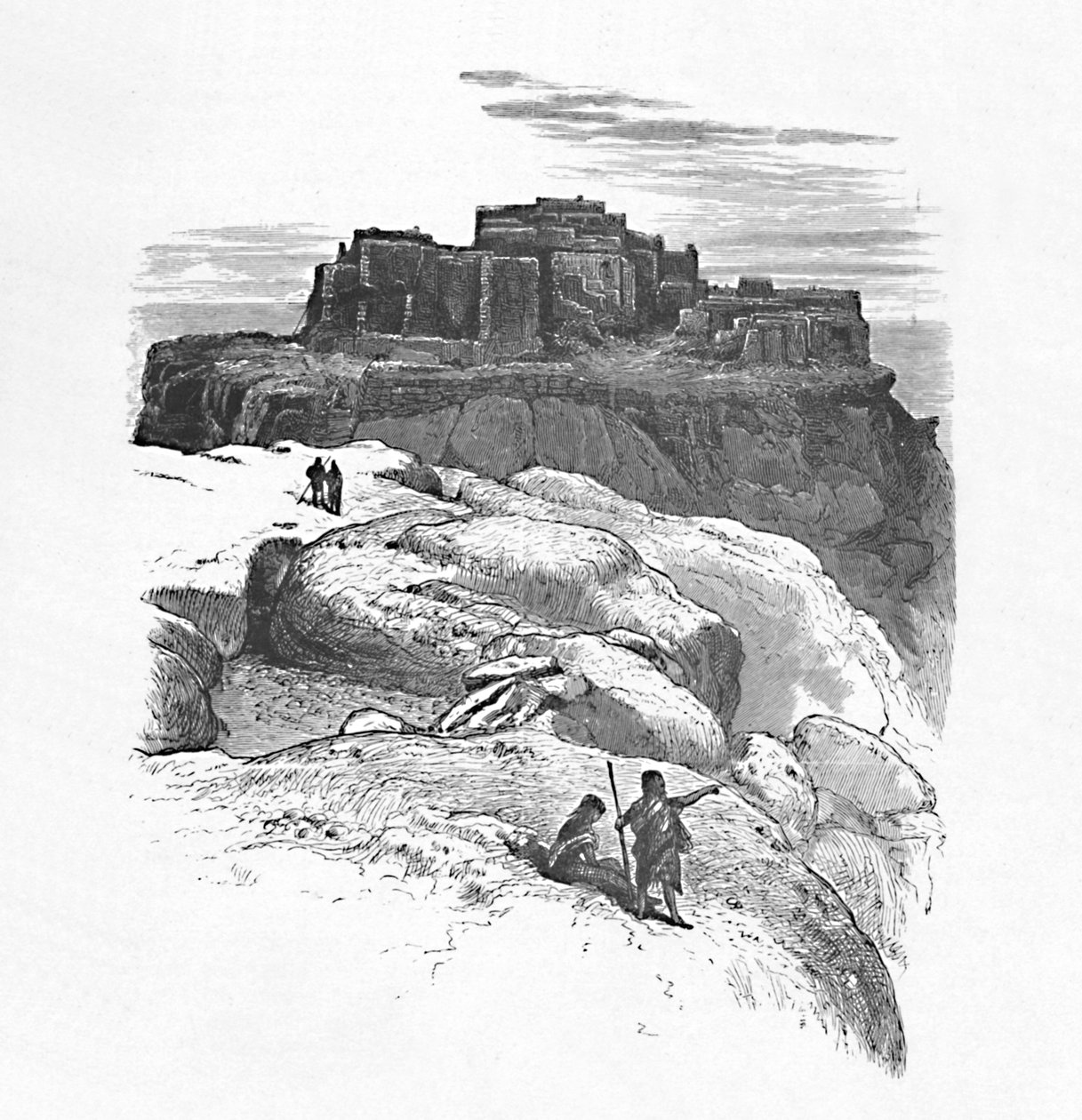 Jiný pohled na Moqui, 1883 od Unbekannt
