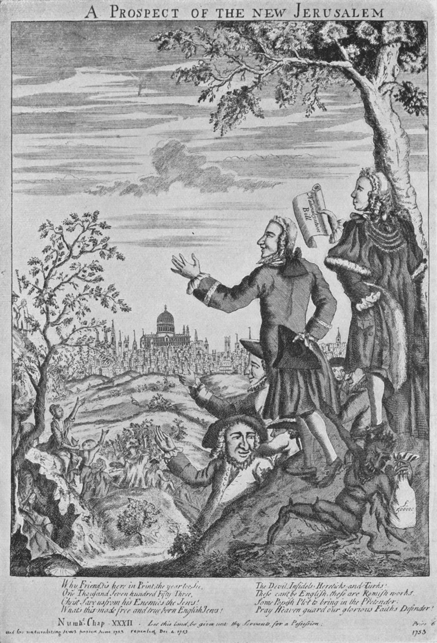 Antisemitismus v letech 1753, 1735, 1904 od Unbekannt